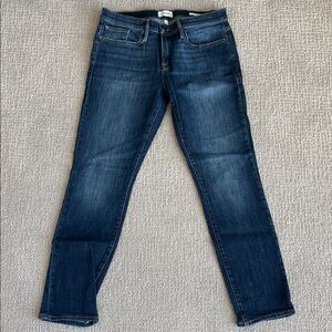 Frame Denim Dark Blue Skinny Jeans